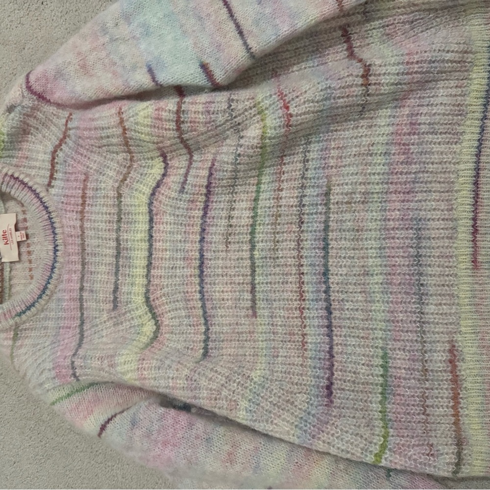 Knitty Women's Multicolor Crew Neck Sweater - Picture 2 of 4